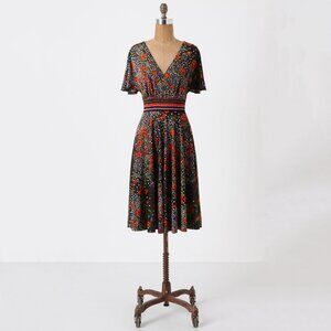 Anthropologie Girls From Savoy Esmeralda Dress - sz XL